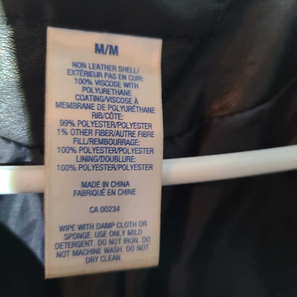 faux leather jacket - Picture 2 of 2